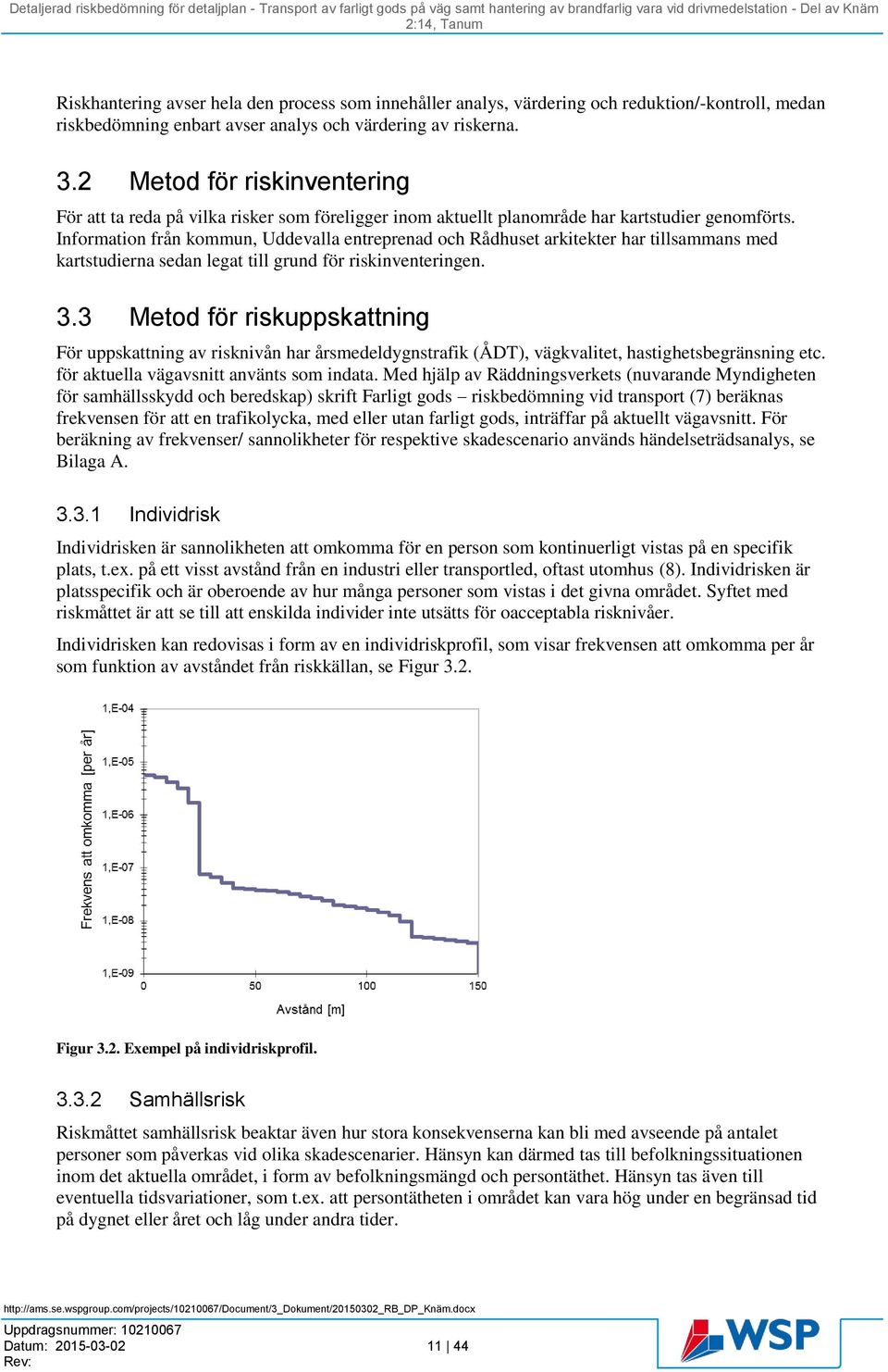 Information från kommun, Uddevalla entreprenad och Rådhuset arkitekter har tillsammans med kartstudierna sedan legat till grund för riskinventeringen. 3.