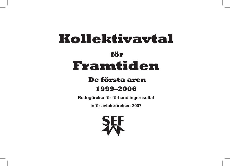 Redogörelse för