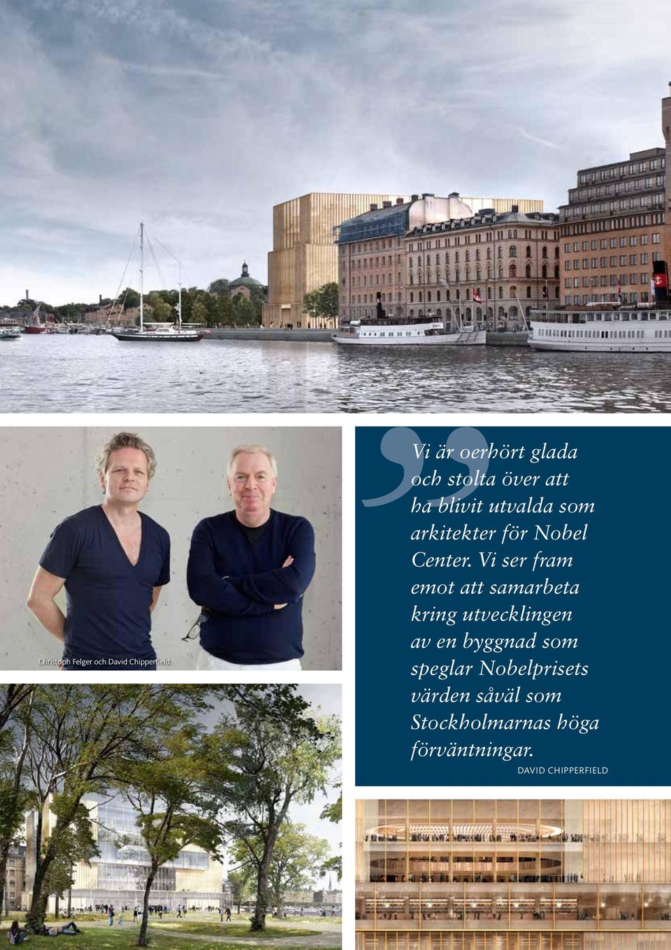 för Nobel Center.
