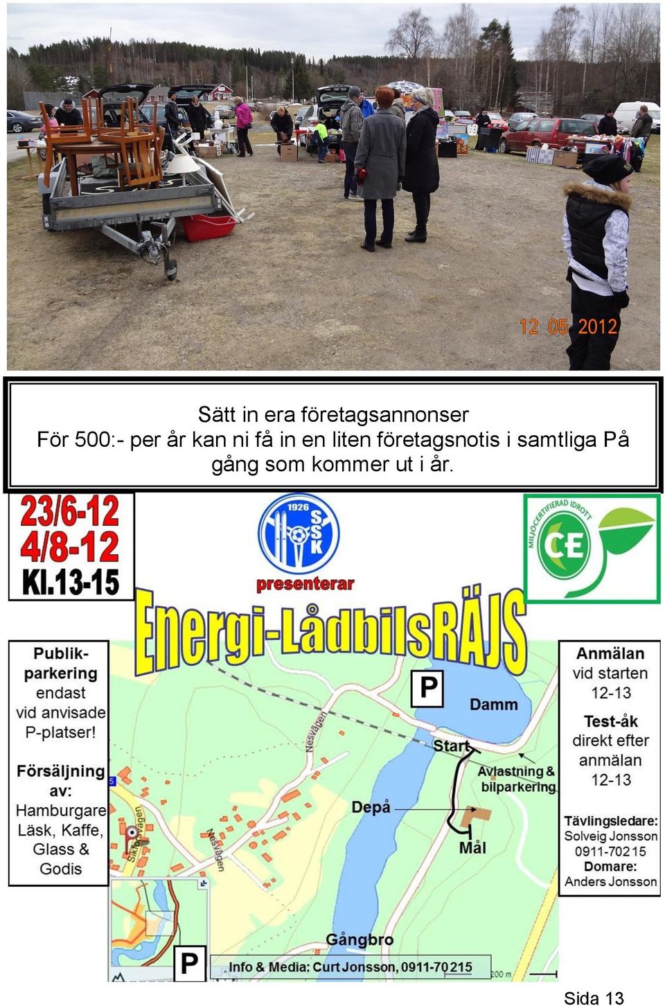 en liten företagsnotis i