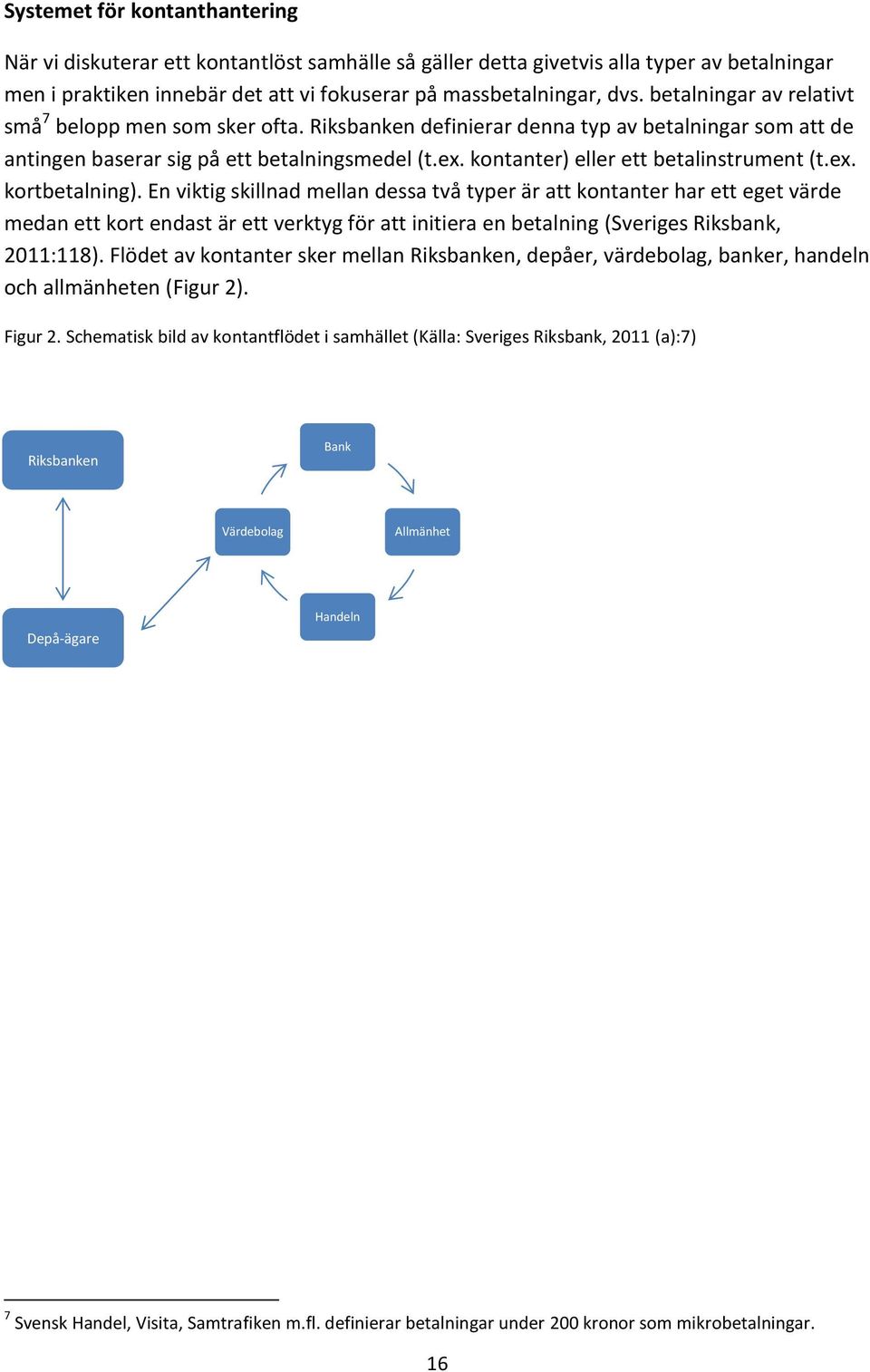 kontanter) eller ett betalinstrument (t.ex. kortbetalning).