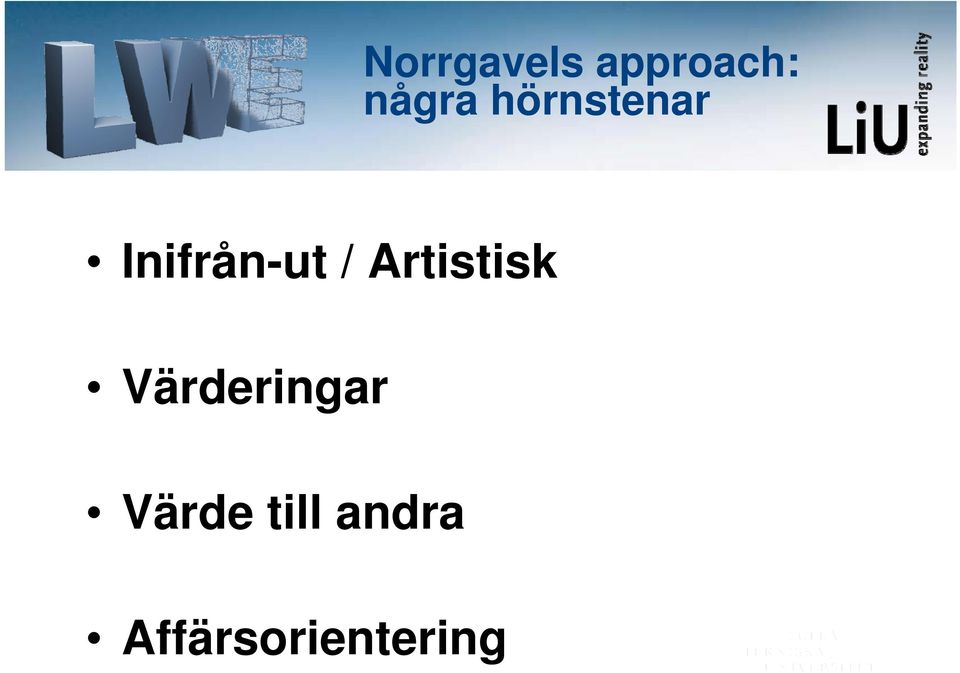 Artistisk Värderingar