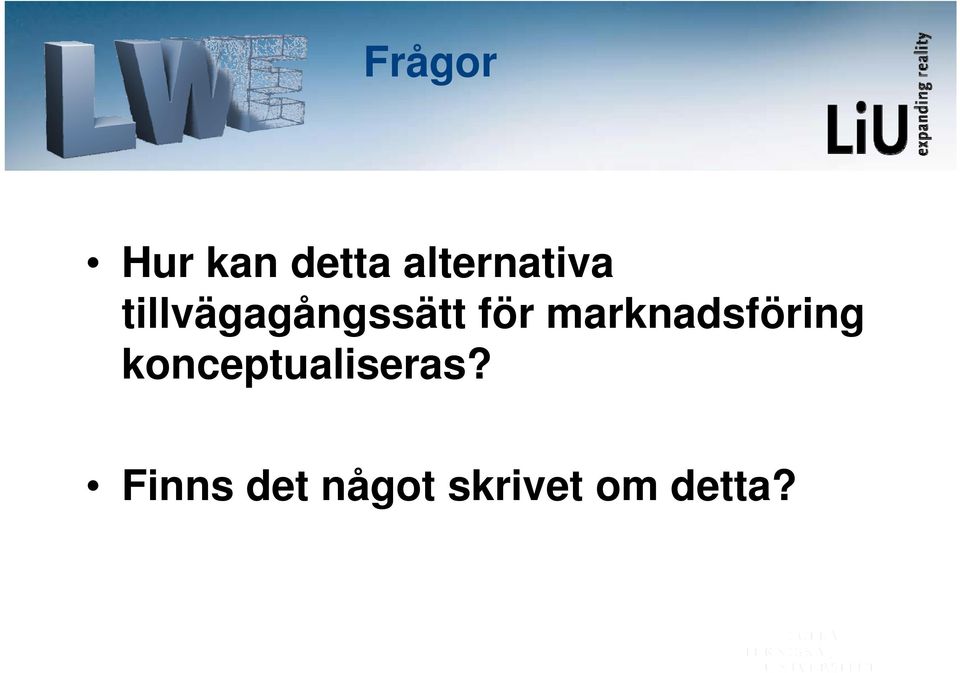 för marknadsföring