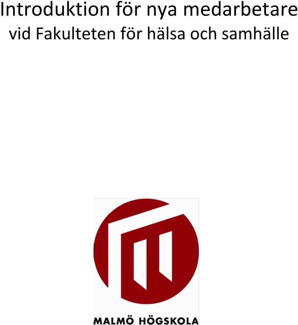 vid Fakulteten