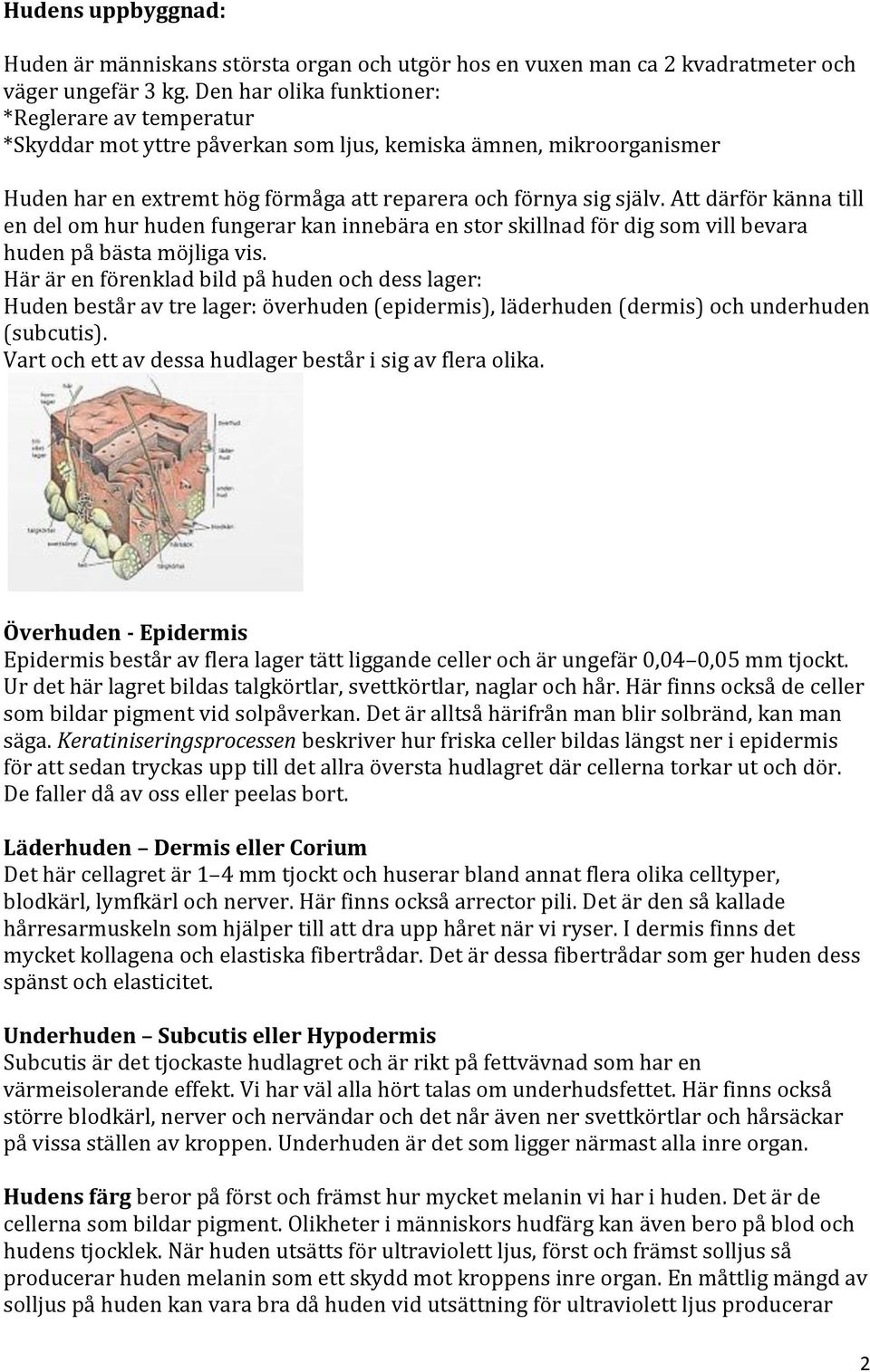 Att därför känna till en del om hur huden fungerar kan innebära en stor skillnad för dig som vill bevara huden på bästa möjliga vis.