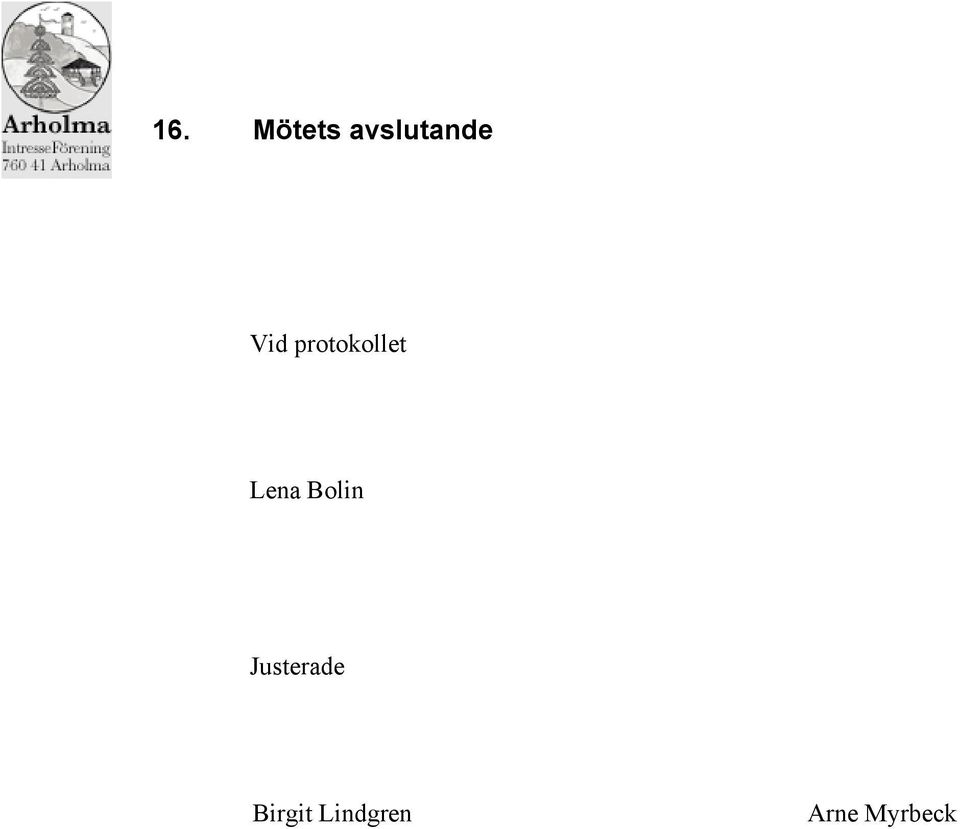 Bolin Justerade