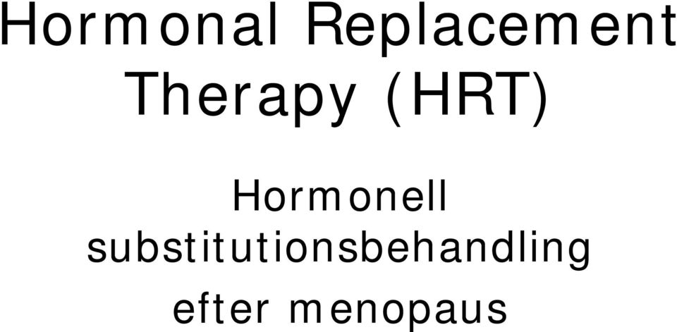 Hormonell