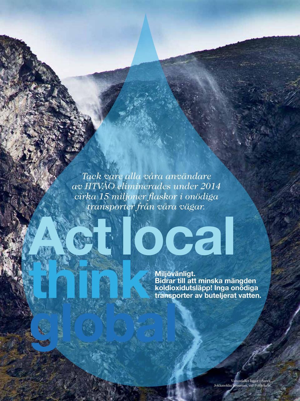 Act local think global Miljövänligt.