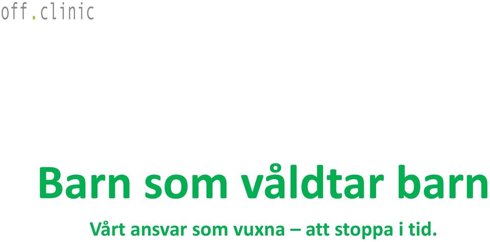 Vårt ansvar som