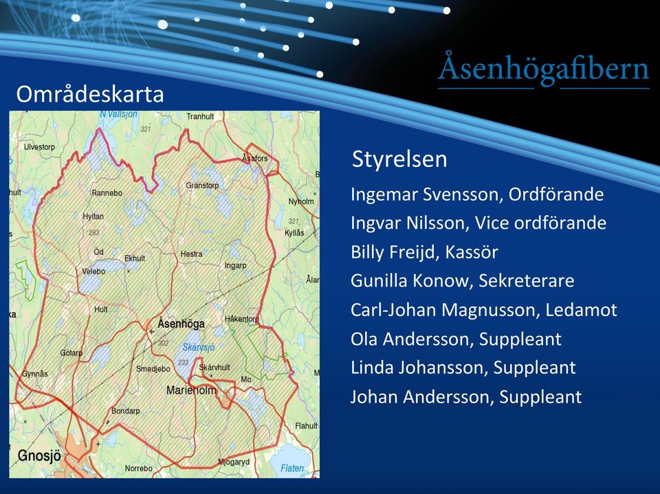 Sekreterare Carl- Johan Magnusson, Ledamot Ola Andersson,