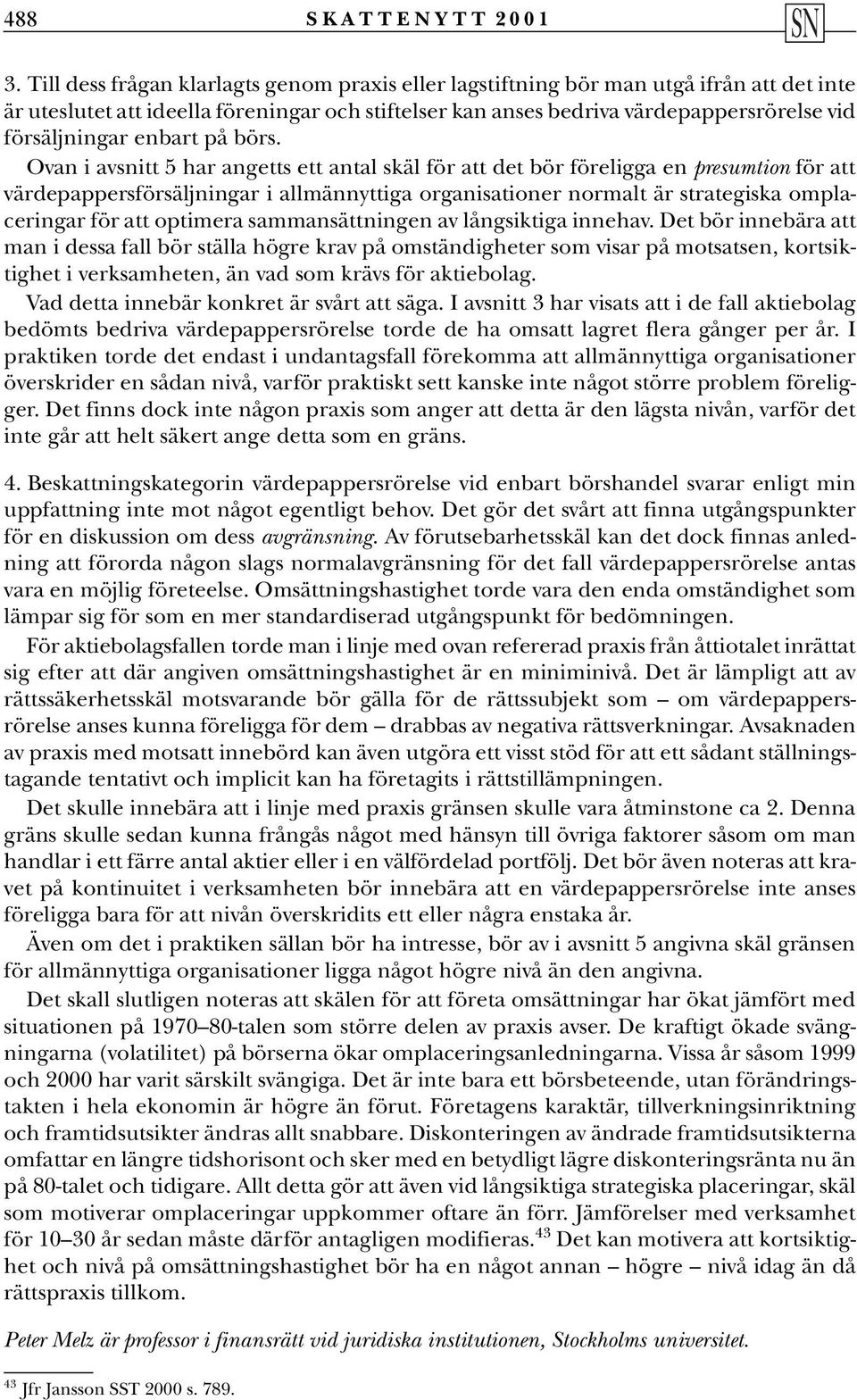 enbart på börs.
