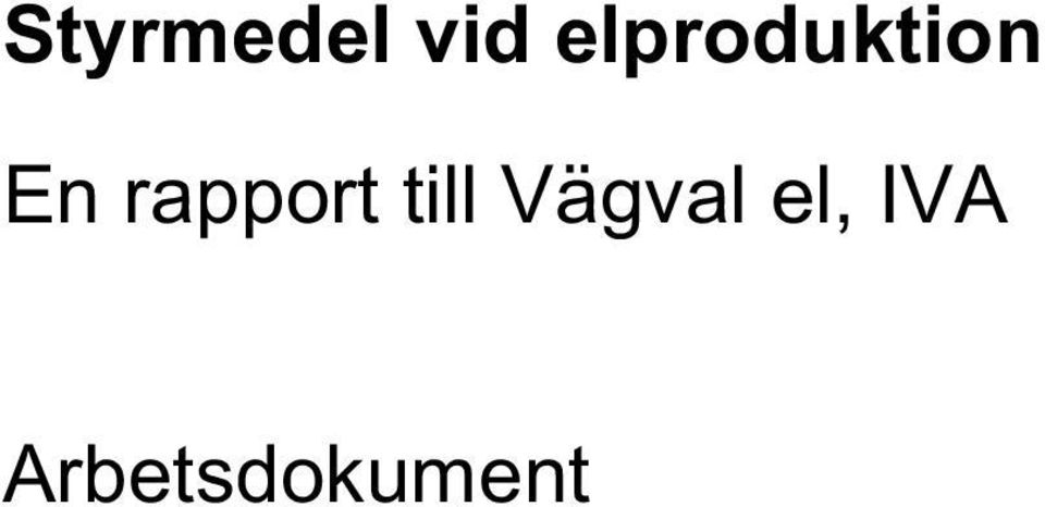 IVA Arbetsdokument