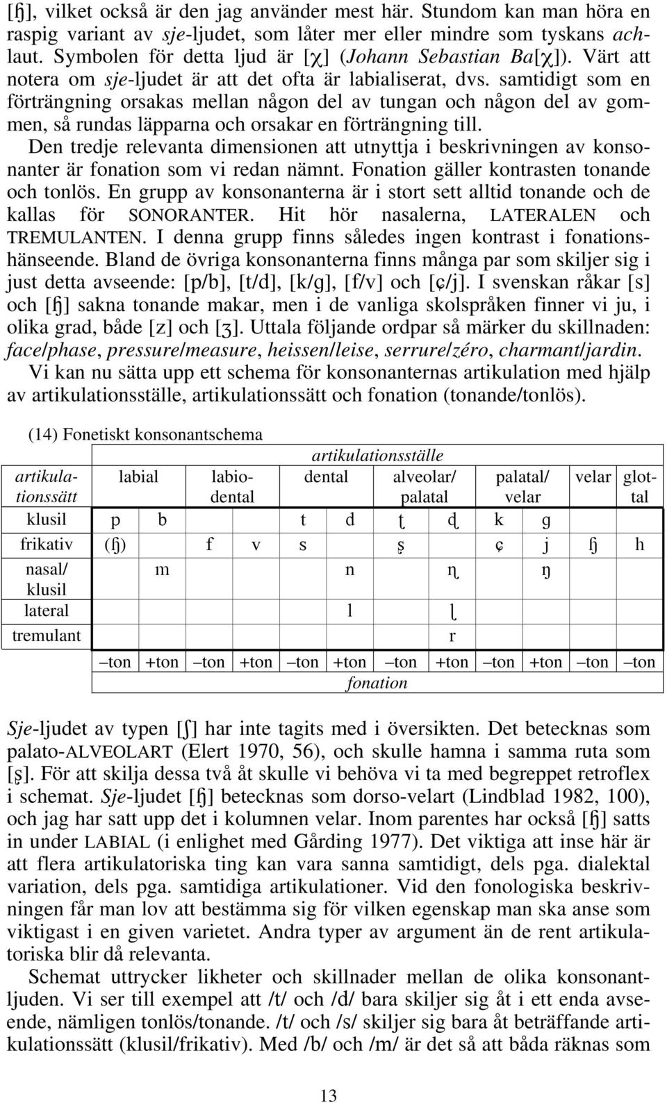 samtidigt som en förträngning orsakas mellan någon del av tungan och någon del av gommen, så rundas läpparna och orsakar en förträngning till.