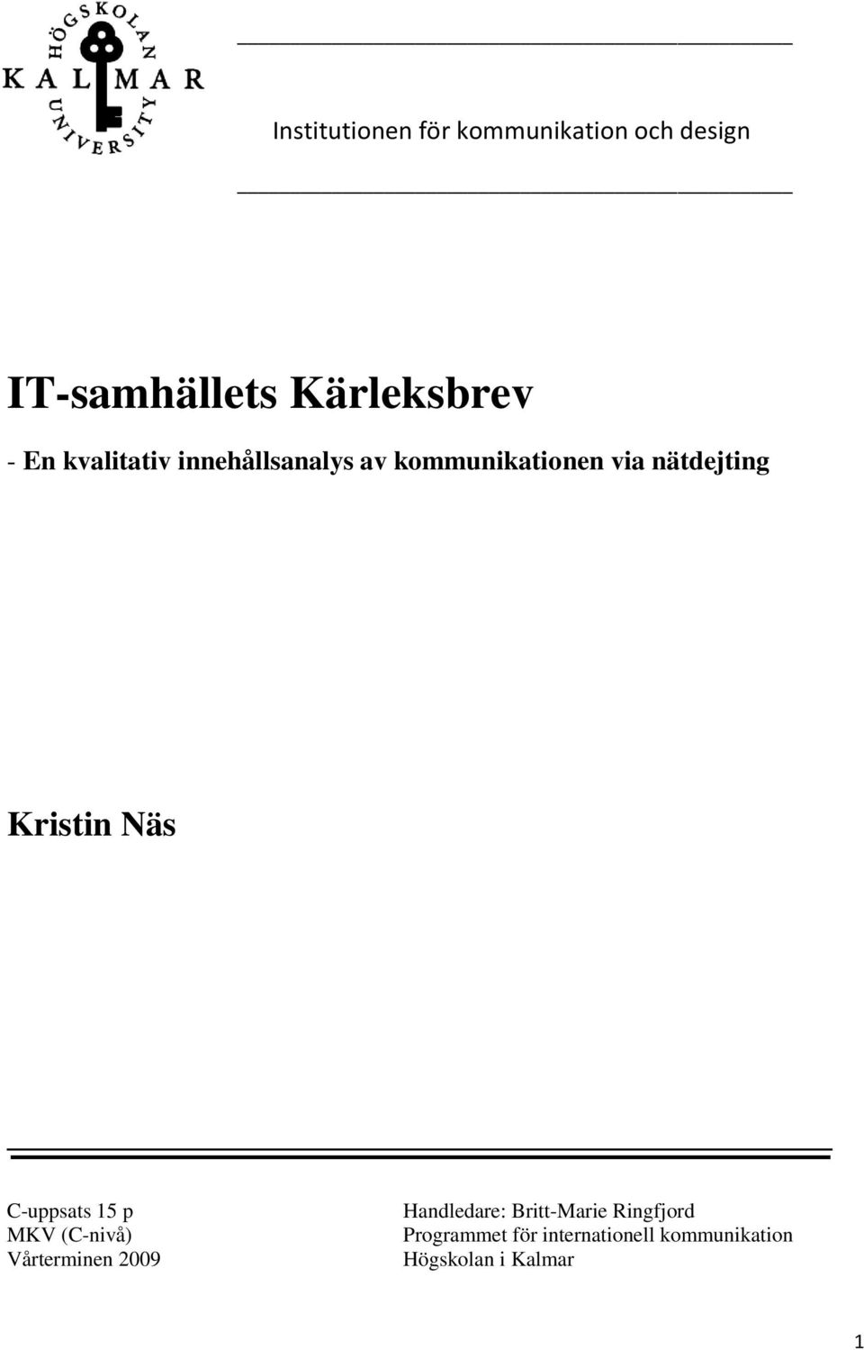 Online Dating effekt på samhället
