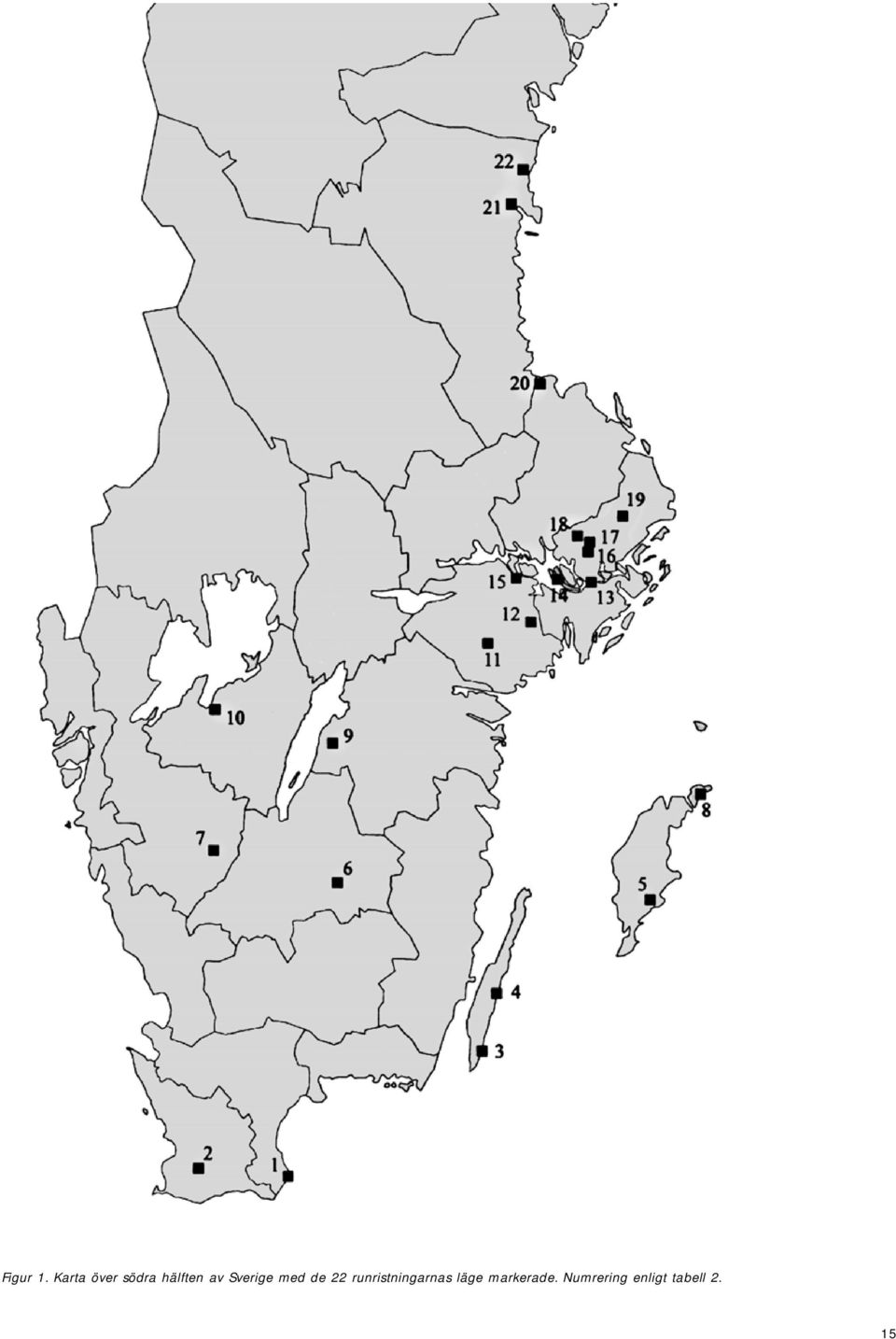 Sverige med de 22