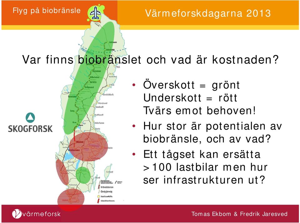 Hur stor är potentialen av biobränsle, och av vad?