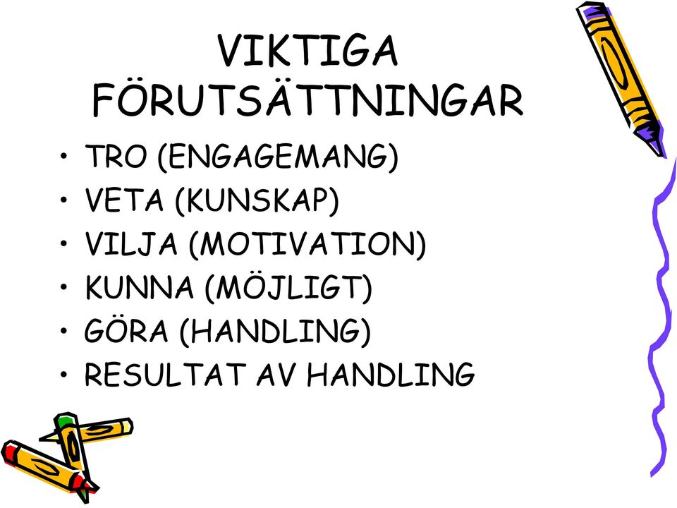 VILJA (MOTIVATION) KUNNA