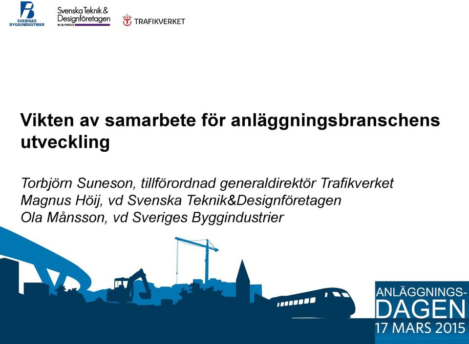 generaldirektör Trafikverket Magnus Höij, vd