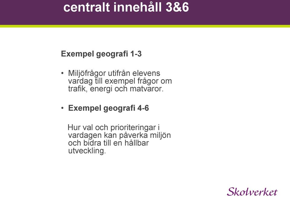 och matvaror.