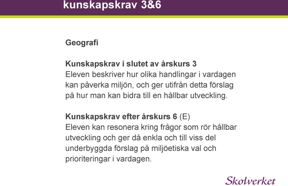 utveckling.