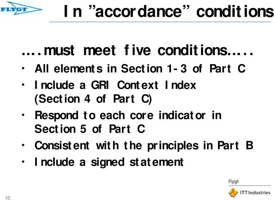 Index (Section 4 of Part C) Respond to each core indicator in