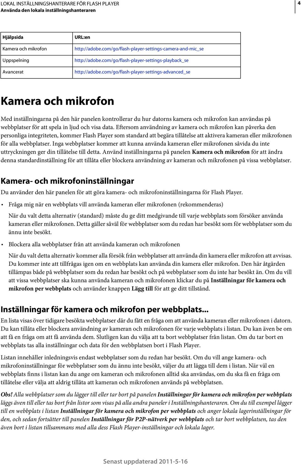 och visa data.