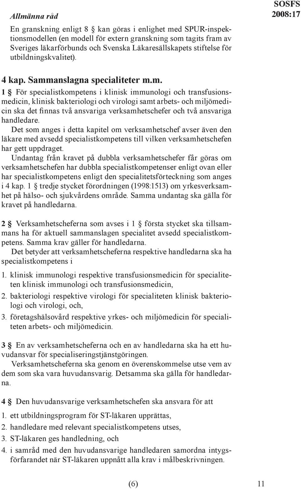 anslagna specialiteter m.
