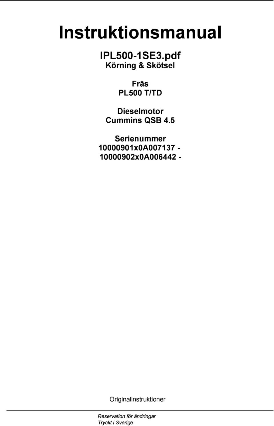 Cummins QSB 4.