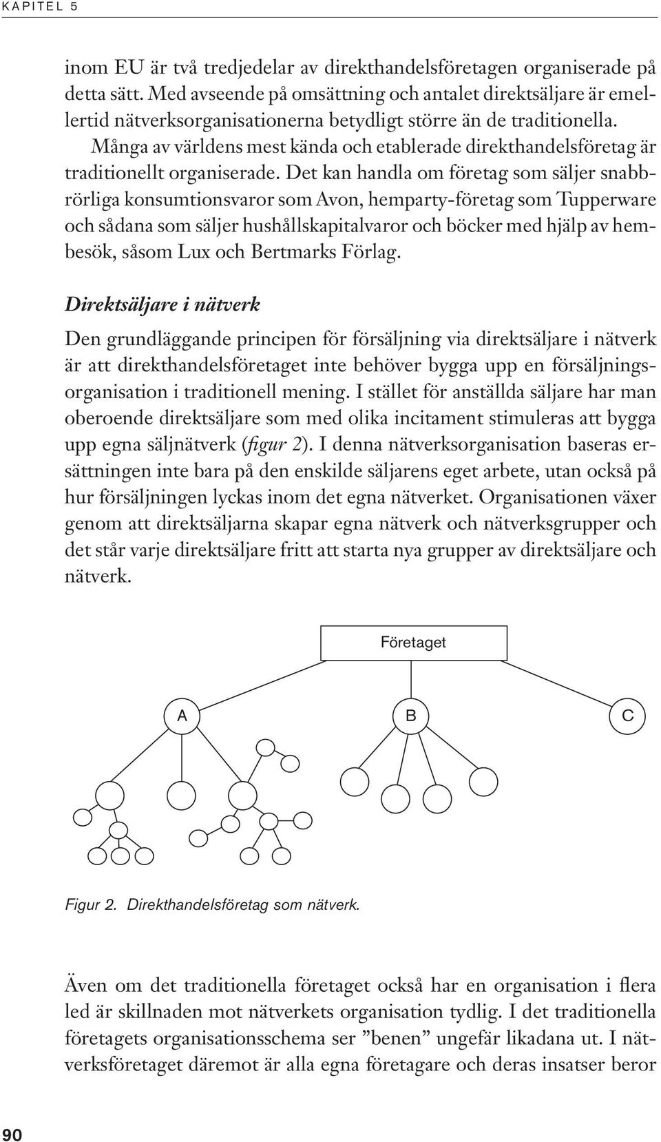 Många av världens mest kända och etablerade direkthandelsföretag är traditionellt organiserade.