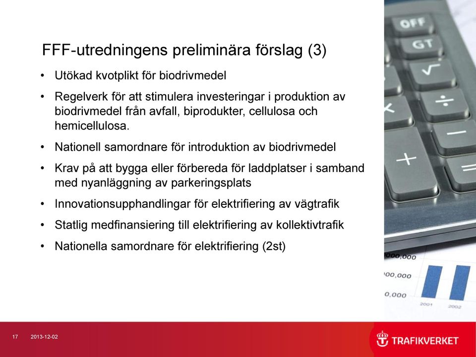 Nationell samordnare för introduktion av biodrivmedel Krav på att bygga eller förbereda för laddplatser i samband med nyanläggning