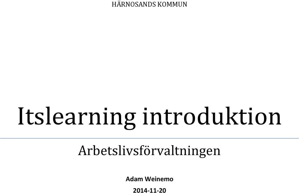 introduktion