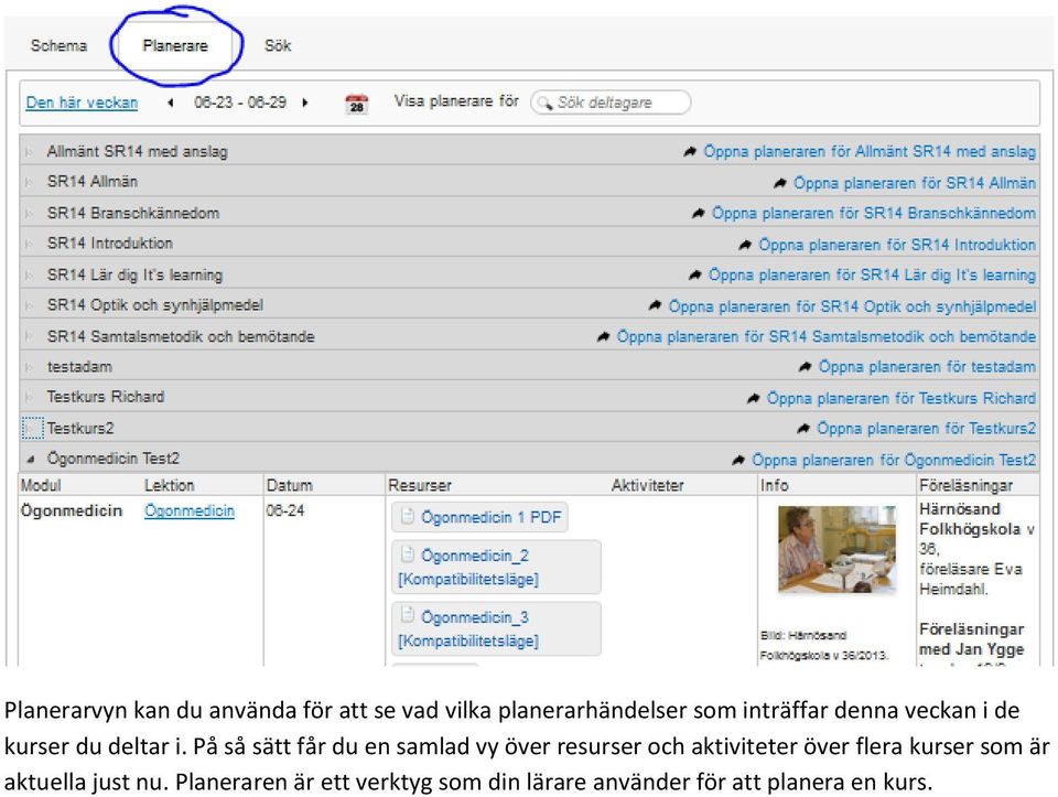 På så sätt får du en samlad vy över resurser och aktiviteter över flera