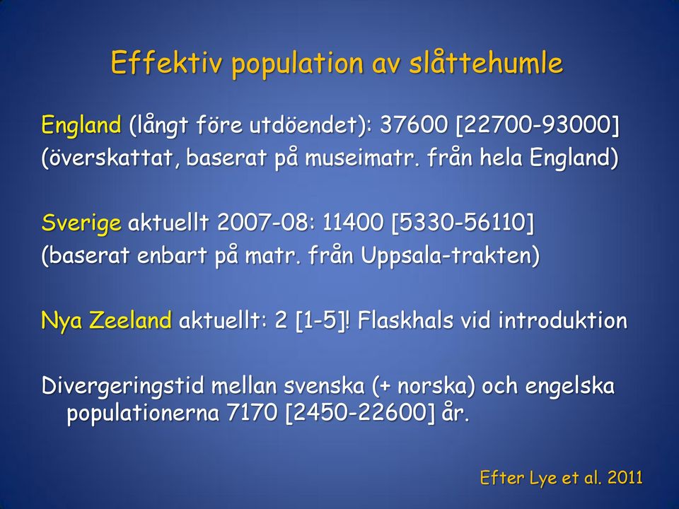 från hela England) Sverige aktuellt 2007-08: 11400 [5330-56110] (baserat enbart på matr.