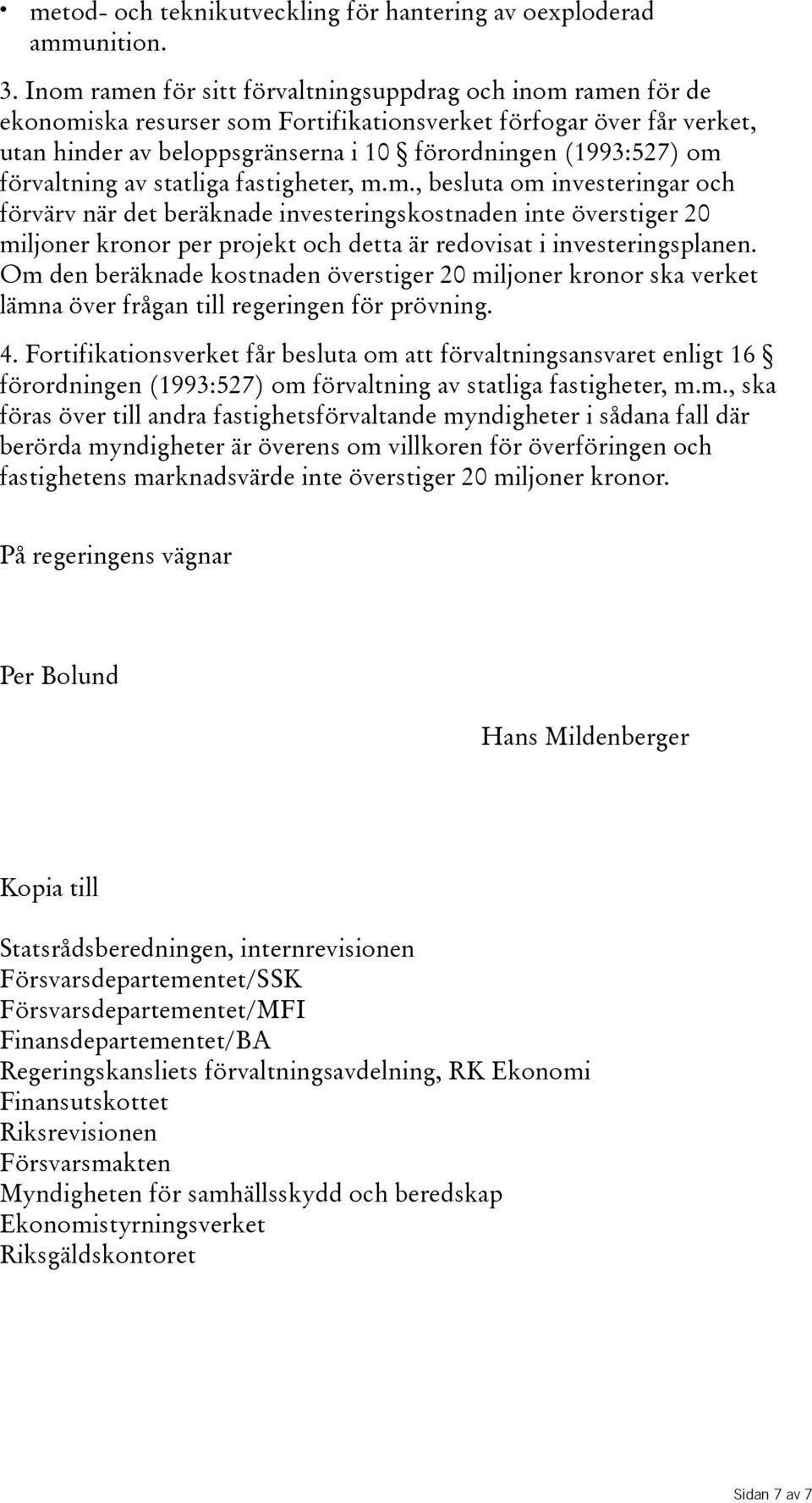 förvaltning av statliga fastigheter, m.