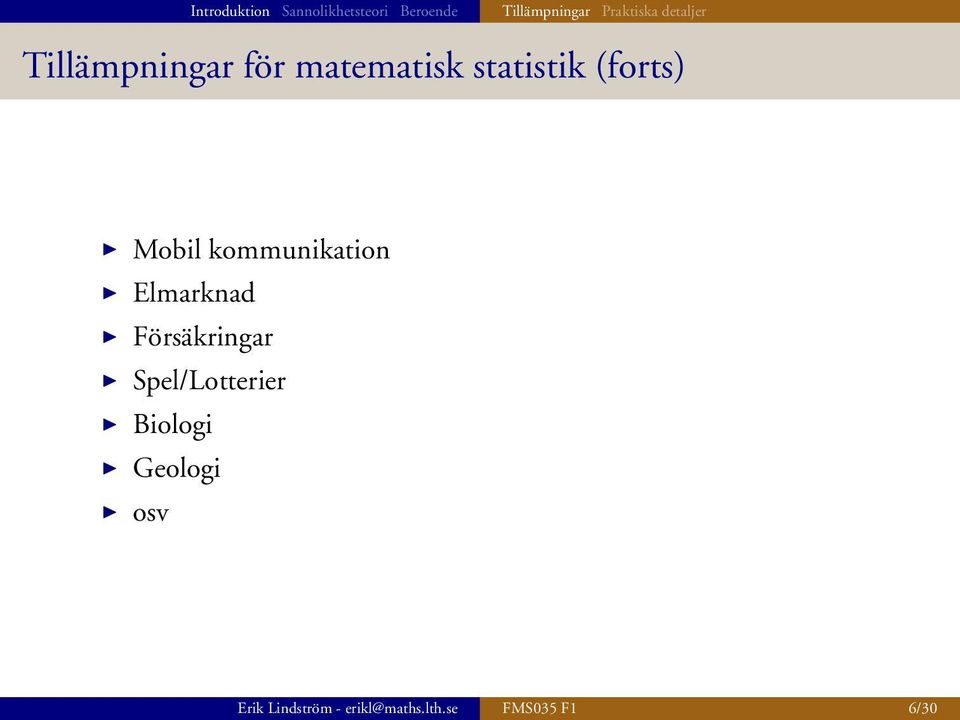 Elmarknad Försäkringar Spel/Lotterier Biologi