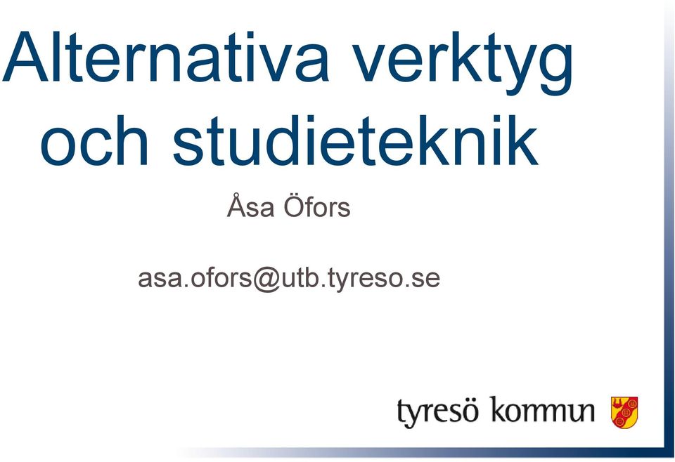 studieteknik Åsa