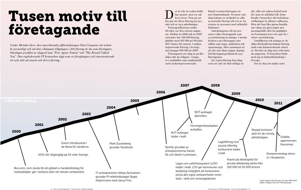 Det är tolv år sedan bubblan sprack, men en sak lever kvar: Tron på att det går att driva företag på nya sätt och av nya anledningar. Företagstillväxten under 00-talet var den största någonsin.