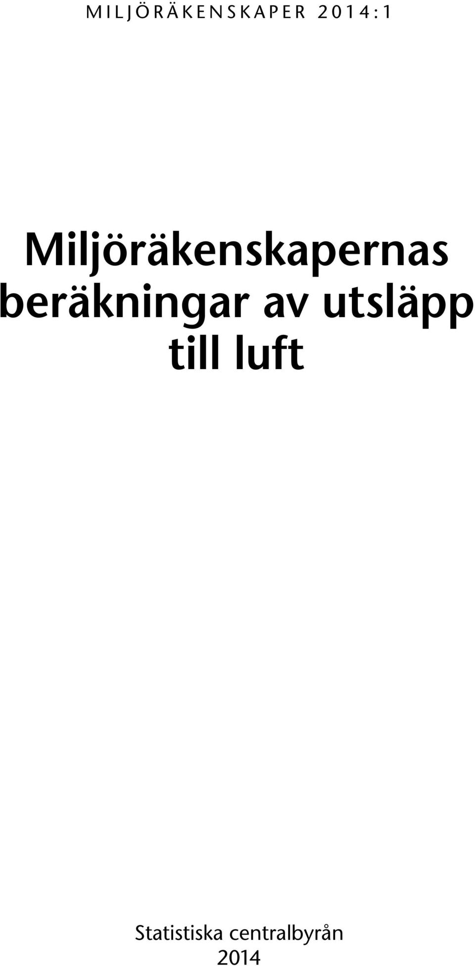 beräkningar av utsläpp