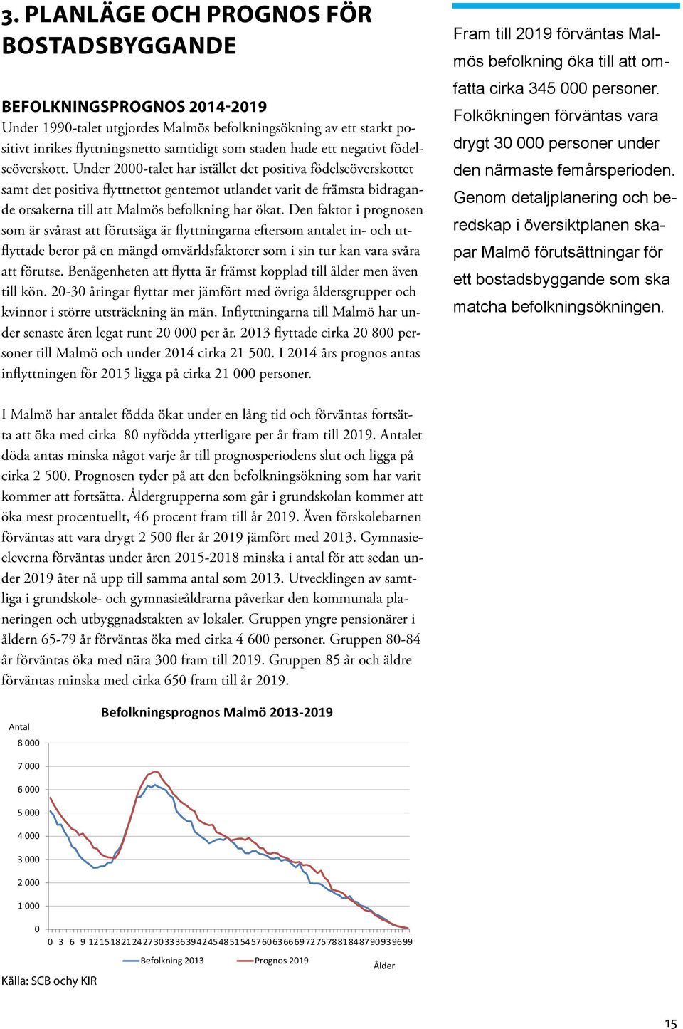 Under 2000-talet har istället det positiva födelseöverskottet samt det positiva flyttnettot gentemot utlandet varit de främsta bidragande orsakerna till att Malmös befolkning har ökat.