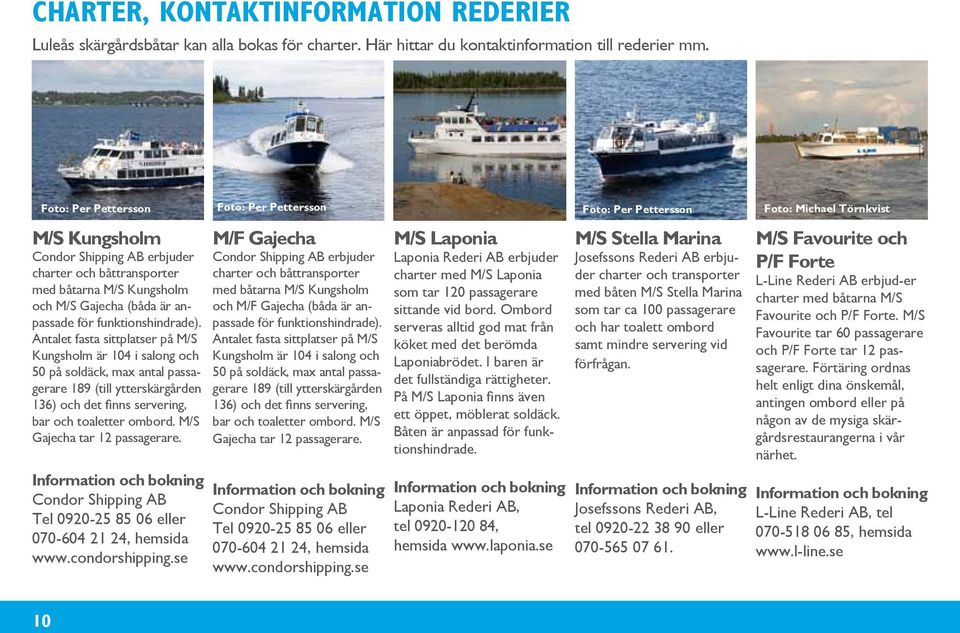 (båda är anpassade för funktionshindrade).