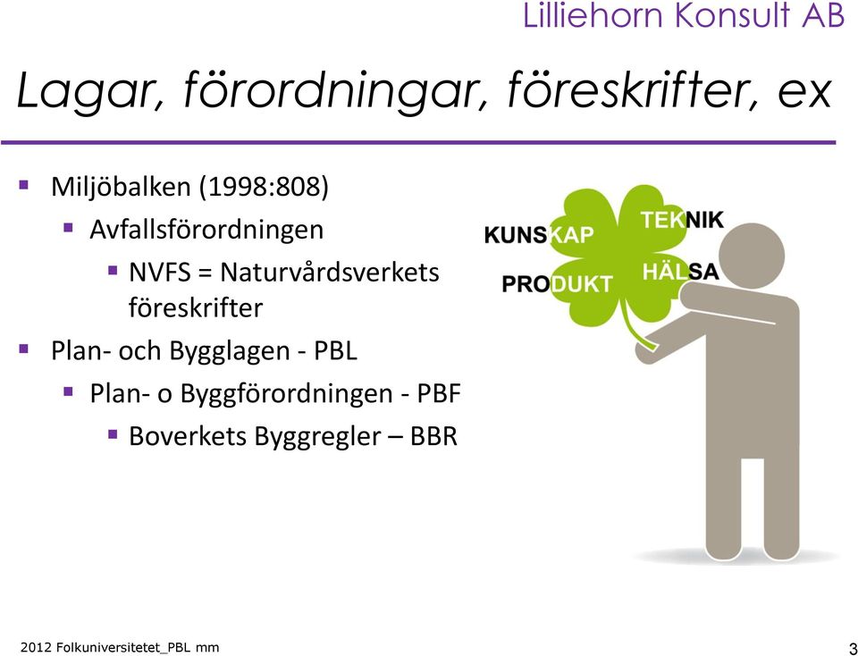 Naturvårdsverkets föreskrifter Plan- och Bygglagen