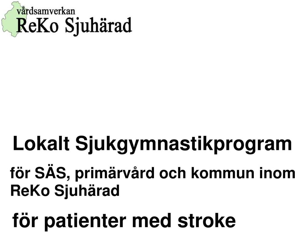 SÄS, primärvård och
