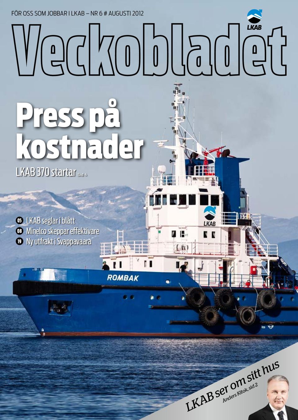 blått 08 Minelco skeppar effektivare 19 Ny utfrakt i