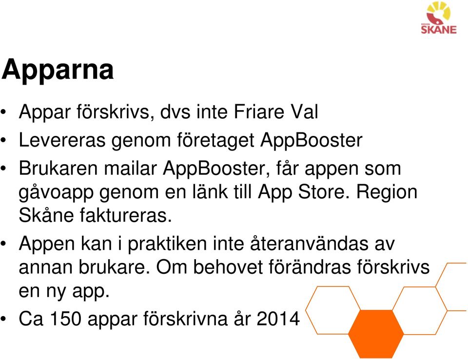App Store. Region Skåne faktureras.