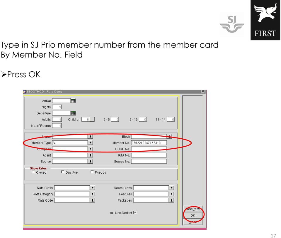 the member card By