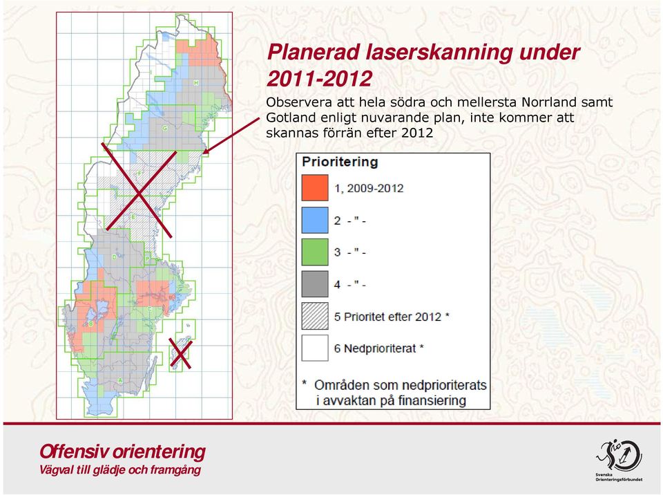 Norrland samt Gotland enligt nuvarande