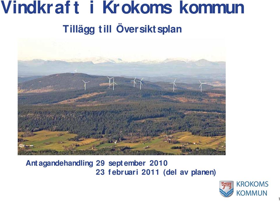 Antagandehandling 29 september