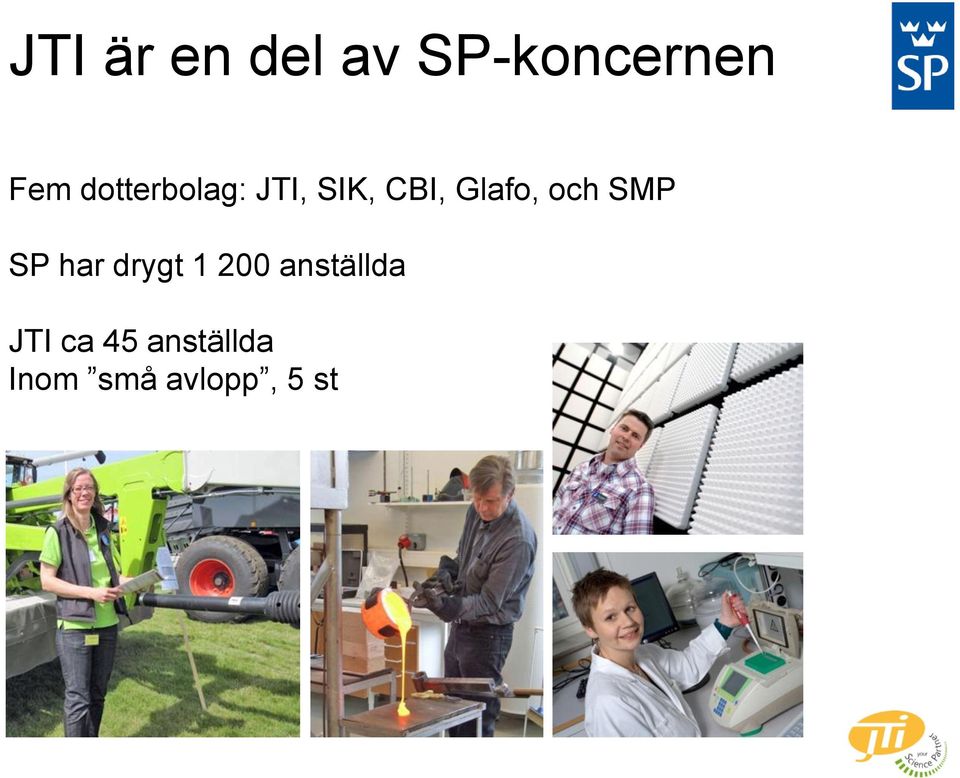 och SMP SP har drygt 1 200 anställda