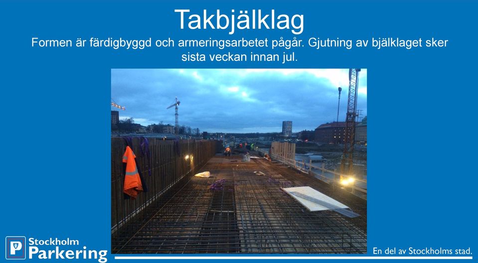 Gjutning av bjälklaget