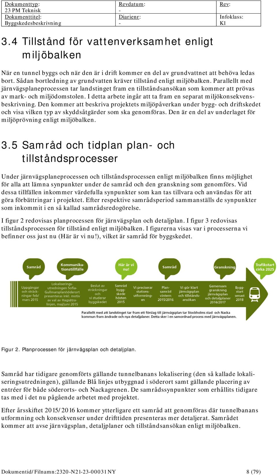 I detta arbete ingår att ta fram en separat miljökonsekvensbeskrivning.